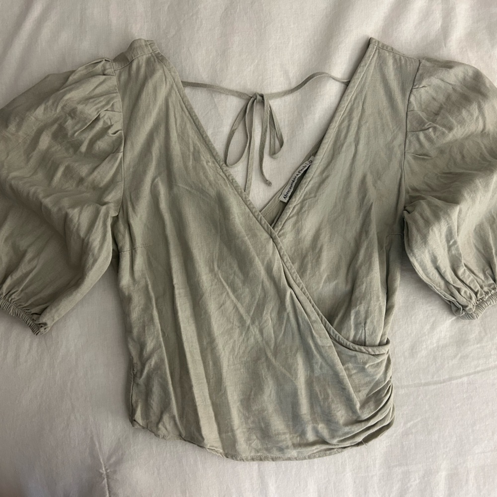 Abercrombie linen blouse